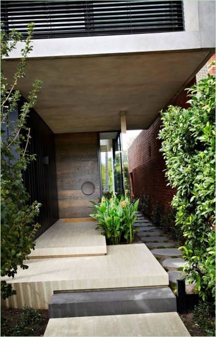 L'entrée de la maison Oban en Australie