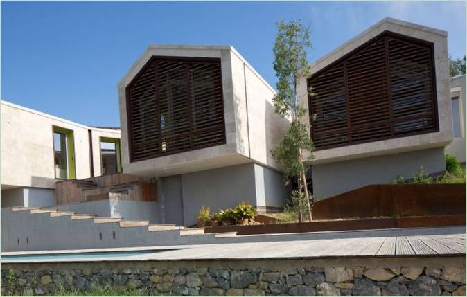 Aménagement intérieur d'une maison dans une pinède à Montpellier, France