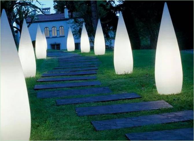 Conception d'un chemin de jardin
