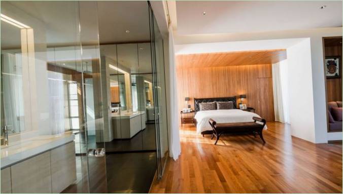 Conception d'une maison d'angle Baan Moom