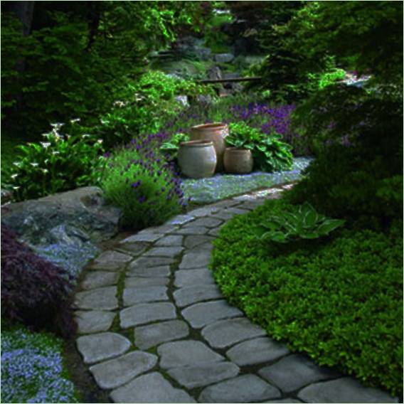 Conception d'une allée de jardin