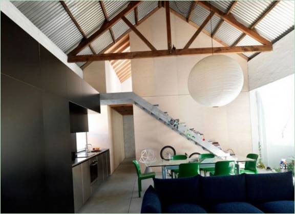 Design de l'hôtel The Shed en Galles du Sud, Australie