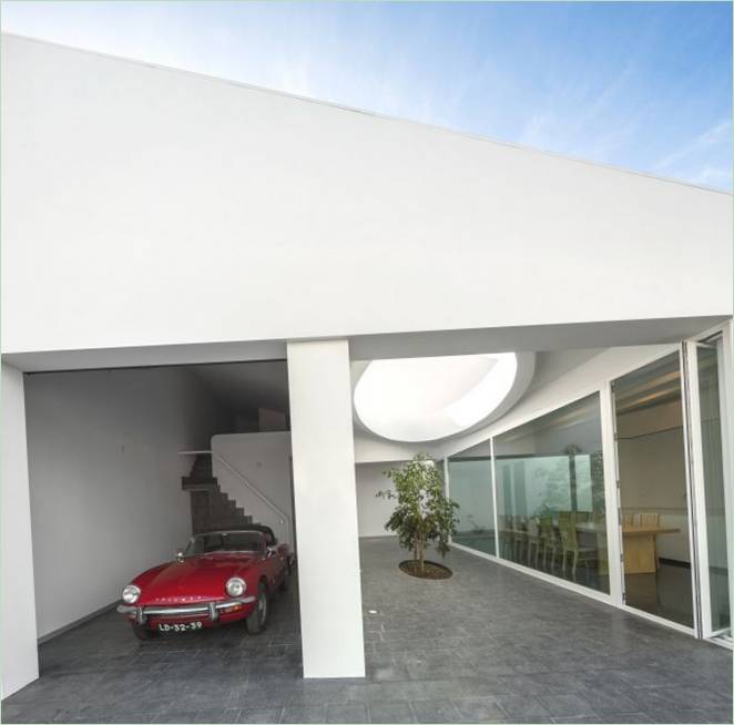 Conception géométrique d'une maison portugaise