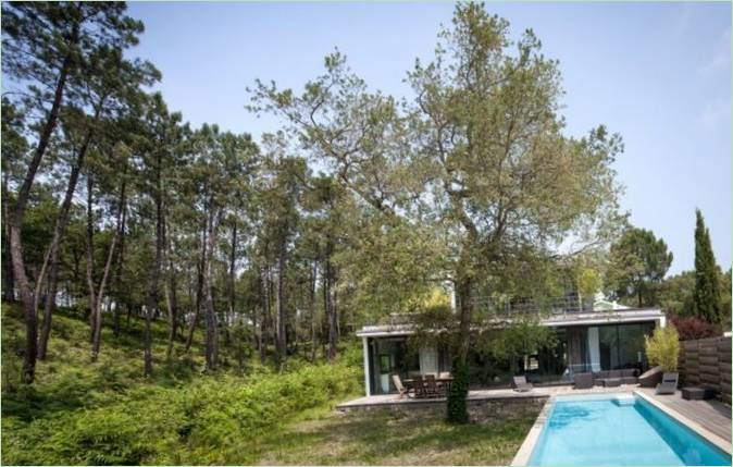 Piscine à l'extérieur de la Villa Seignosse en France