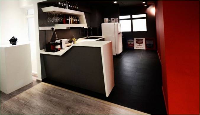 Aménagement intérieur de la Maison de la photographie par HUE D