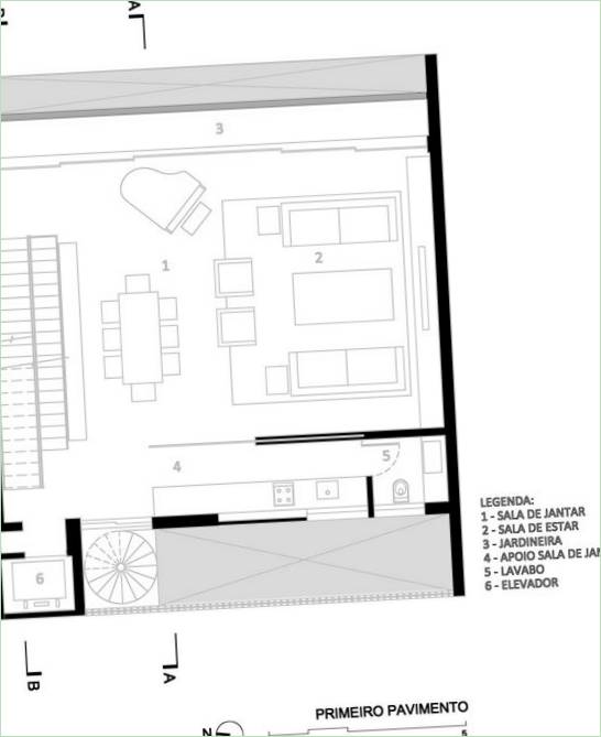 Plan d'étage d'une maison privée 12×12