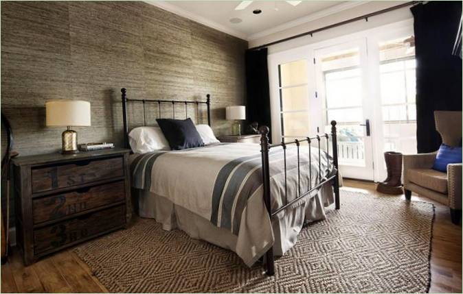 Une autre option pour une chambre dans les tons de terre
