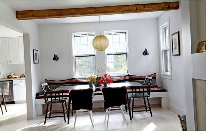 Décoration intérieure d'une maison dans le nord de l'État de New York