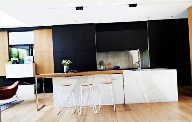 Conception de l'intérieur de la cuisine par AGUSHI & ; WORKROOM Design