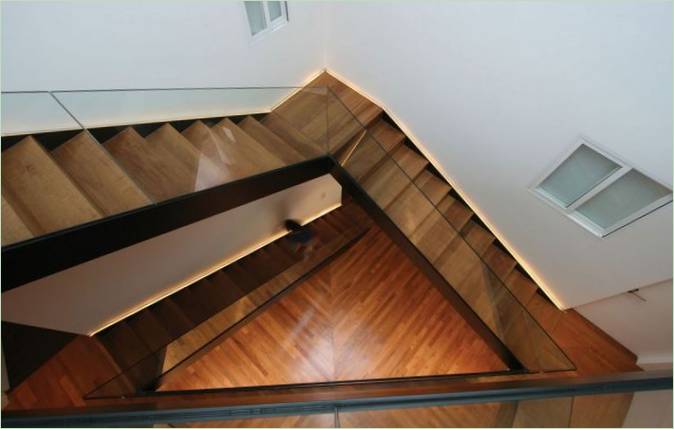 La conception d'une maison d'angle Baan Moom