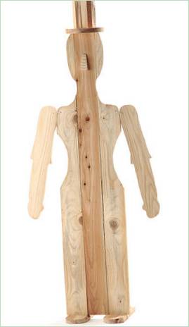 Figurines de jardin en bois