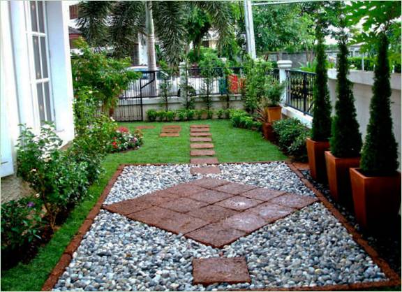 Conception d'un chemin de jardin