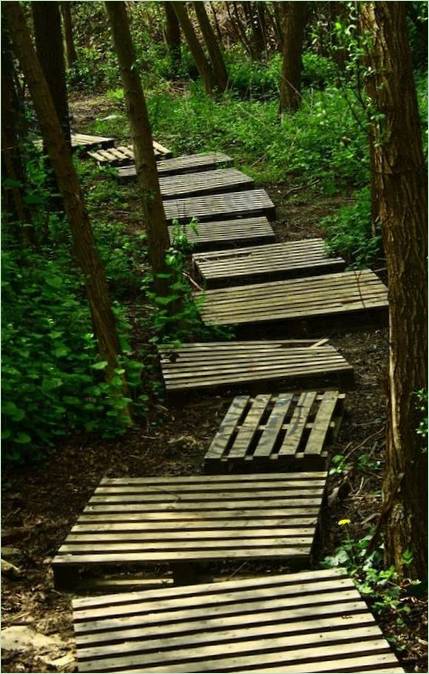 Conception d'un chemin de jardin