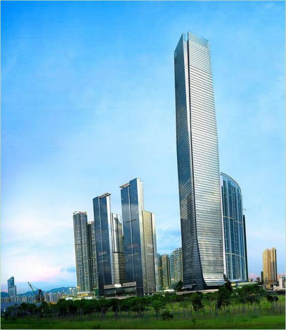 Un gratte-ciel en Chine