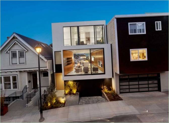 L'appartement est une structure à trois étages