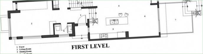 Plan d'étage de la maison