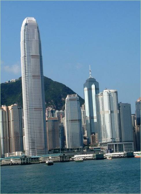 Un centre financier à Hong Kong