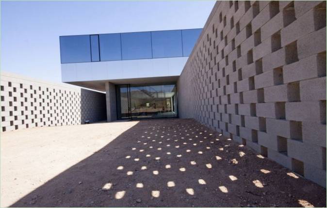 Une maison dans les contreforts des montagnes McDowell, en Arizona