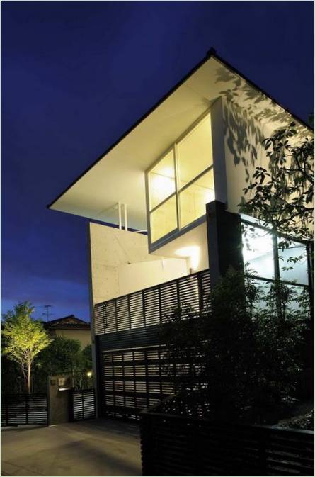 Façade de la maison privée Maison T
