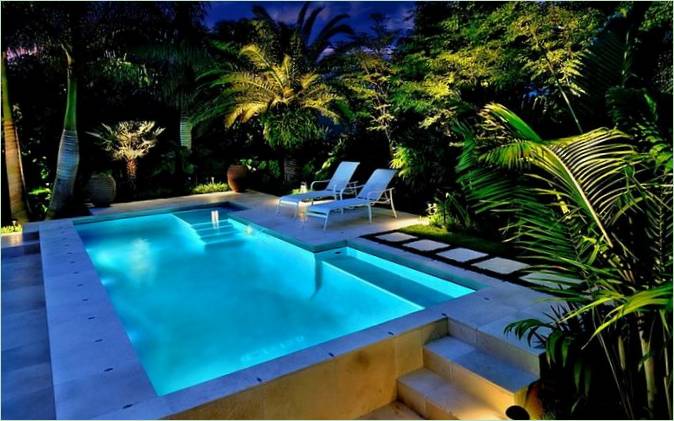 Terrasse de la piscine