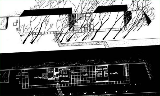 Projet de la Eames House de Charles et Ray Eames