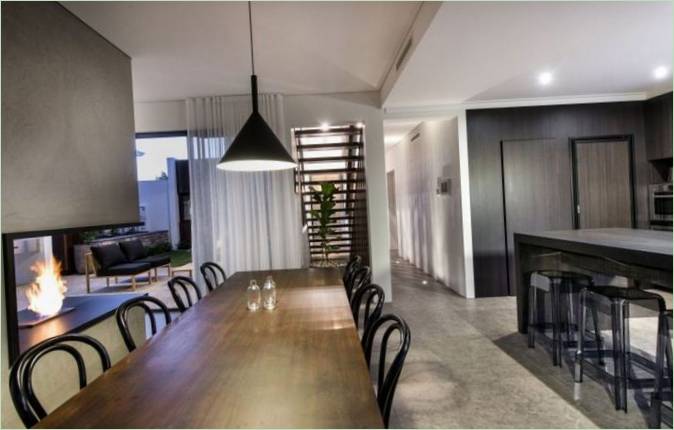 Aménagement intérieur d'un cottage par Residential Attitudes : Salle à manger