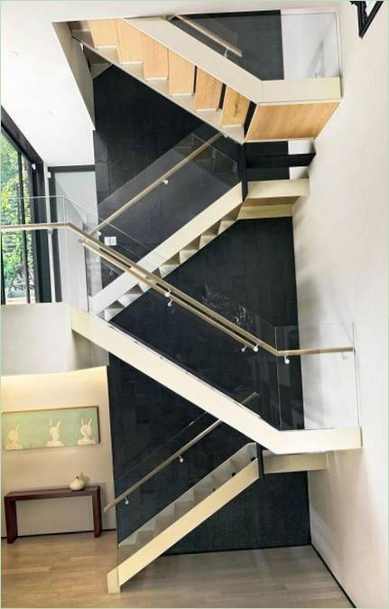 Conception d'un escalier pour maison privée CorMAnca