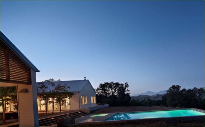 Intérieur d'une résidence de plain-pied en Californie