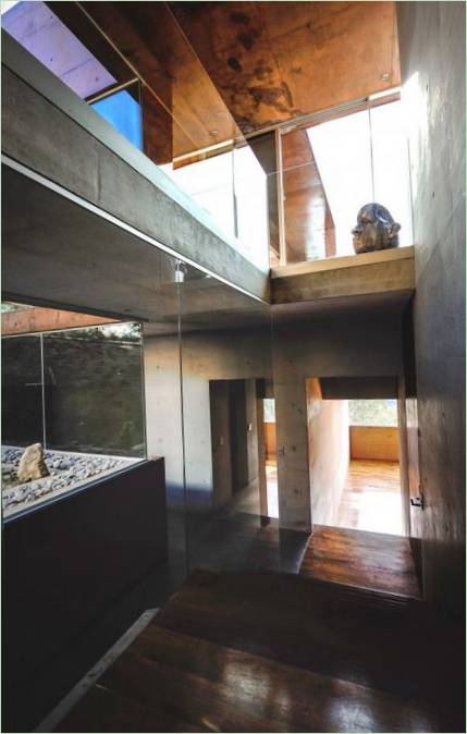 Aménagement intérieur d'une maison privée Maison Narigua au Mexique