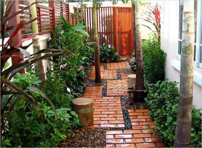 Conception d'un chemin de jardin