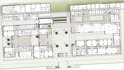Plan d'étage du complexe