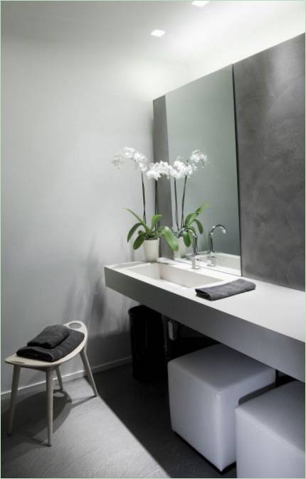 La salle de bain de Garage Design en Italie