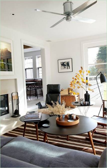 Aménagement intérieur d'une maison de la banlieue de New York