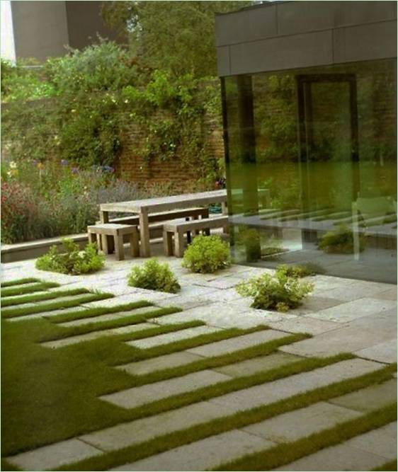 Conception d'une allée de jardin