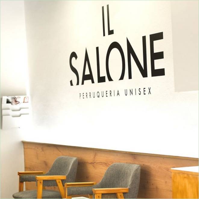 Fauteuils d'attente au studio d'image espagnol Il Salone à Barcelone