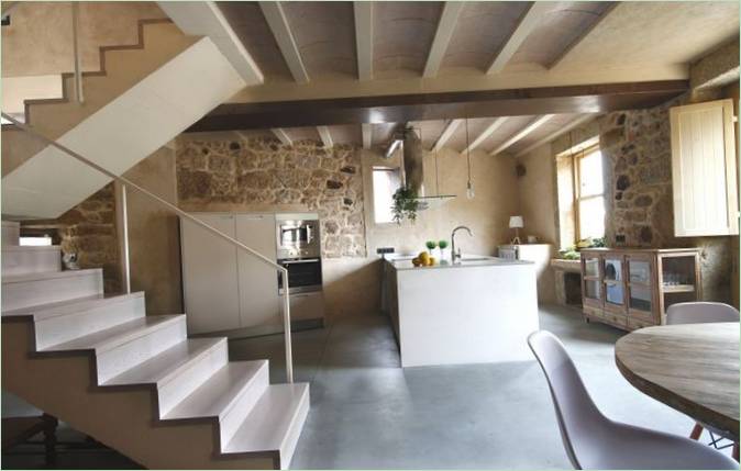 La cuisine de la Maison de la Réhabilitation en Espagne