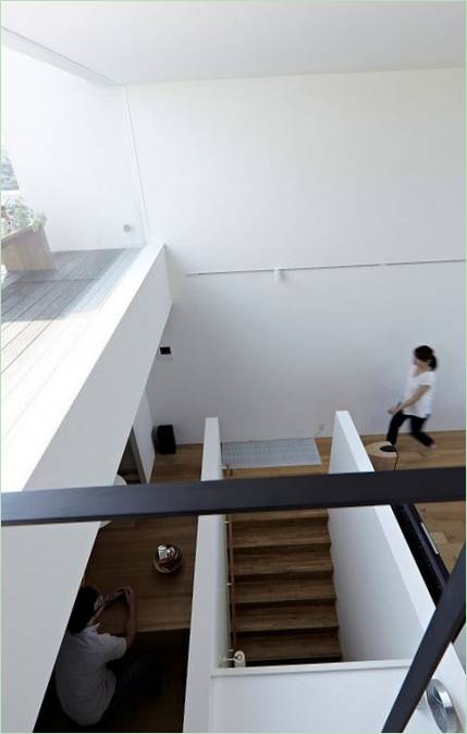 Aménagement intérieur du salon de la maison Hiyoshi