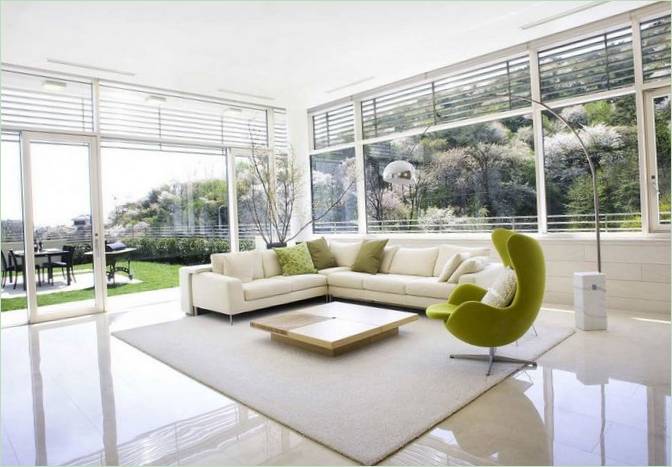 Aménagement intérieur du chalet de Seongbuk Gate Hills