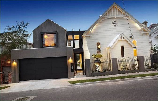 Maison individuelle dans un bâtiment d'église à Melbourne