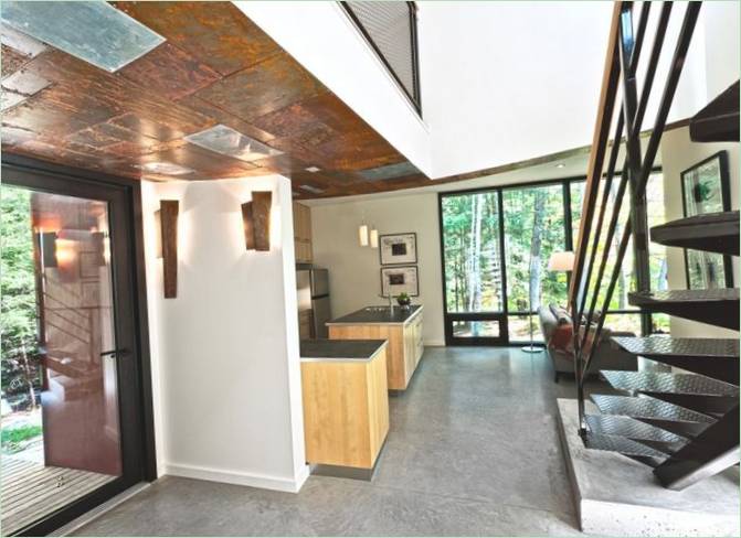 L'intérieur du chalet à Val-des-Monts