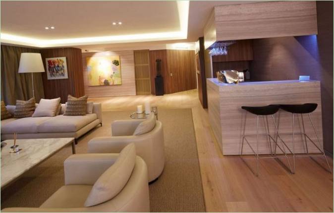 Aménagement intérieur d'une maison privée Résidence Parker