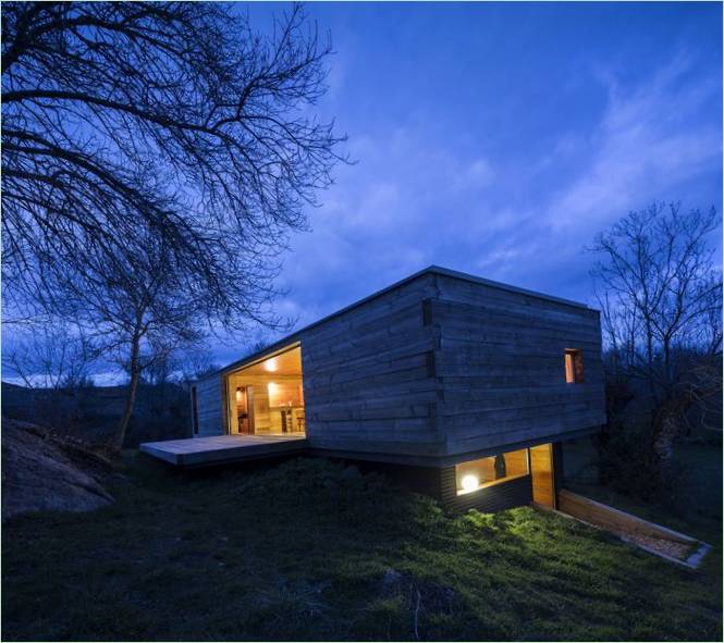 Maison de campagne en bois en Espagne