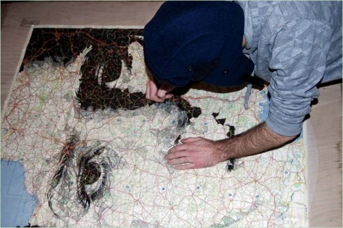 Portrait sur la carte
