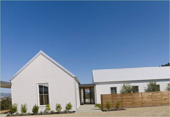 Intérieur d'une résidence californienne de plain-pied
