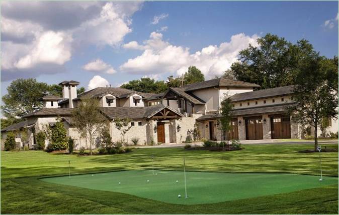 Golf miniature sur le terrain du manoir