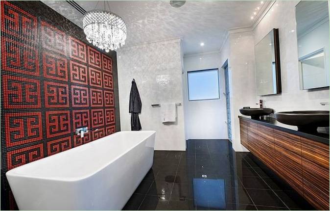 Salle de bains de la résidence Port Coogee Country House en Australie