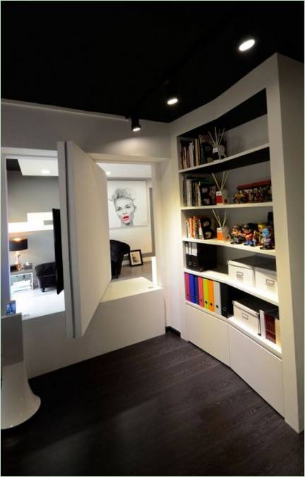 Design intérieur de l'appartement de la Maison de la Photographie par HUE D