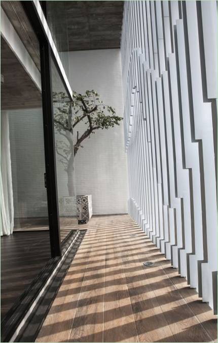 Le bois à l'intérieur d'une maison privée