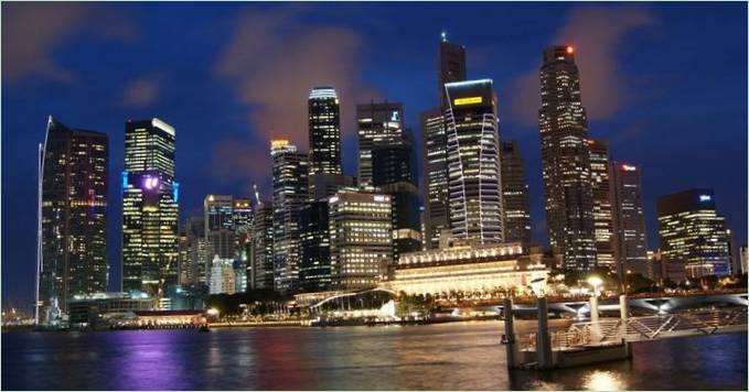 Singapour de nuit