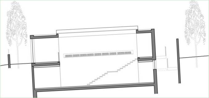 Plan d'une maison pour un architecte